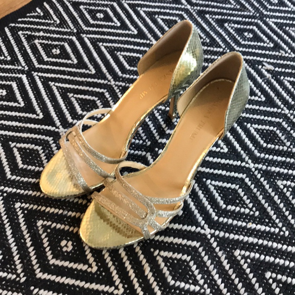 Ivanka Trump Gold Heels, 8M